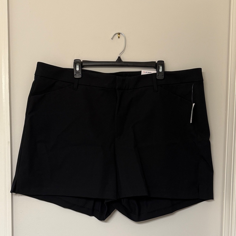 Pixie High-Rise Shorts | Old Navy | Black | 22 - Picture 3 of 4